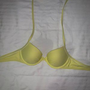 Aerie Pretty Light Yellow Bridget bikini top 34B
